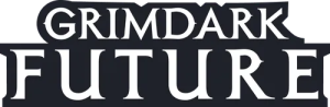 Grimdark Future text logo