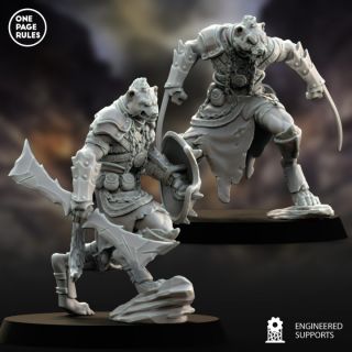 Official Beastmen Hunt Masters Models