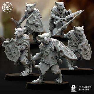 Official Ratmen Warrior models